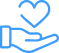 About hand giving heart